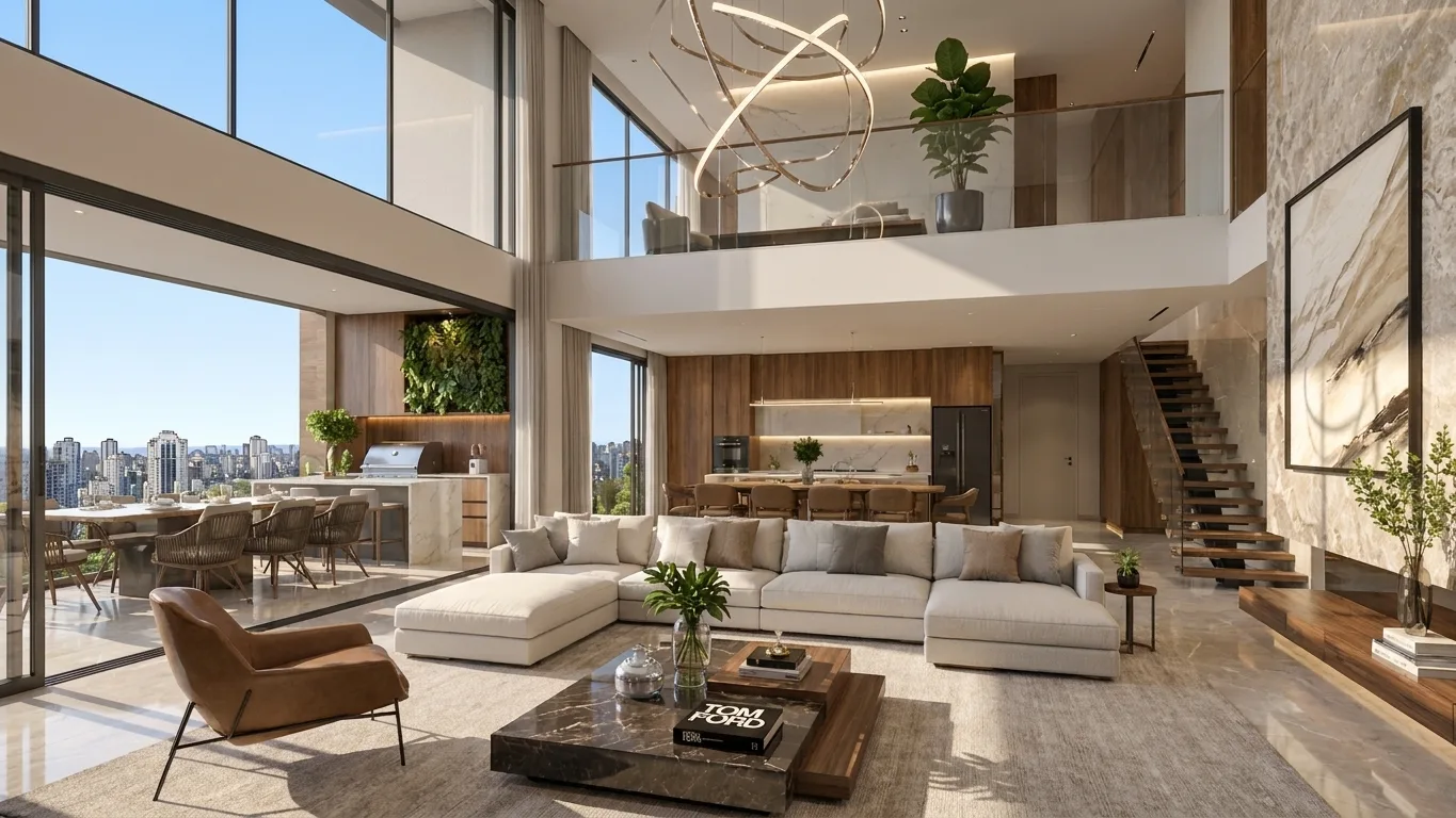Render realista gerado com IA